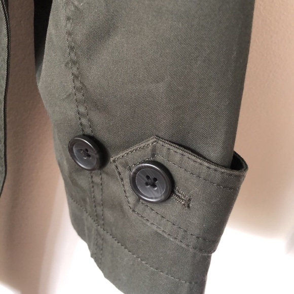 Green Trench Coat for women - Picture 6 of 10